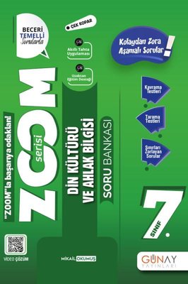 7. Sınıf Zoom Serisi Din Kültürü ve Ahlak Bilgisi Soru Bankası