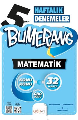 5. Sınıf Bumerang 32 Haftalık Matematik Denemeleri