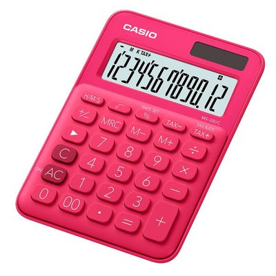 Casio Ms-20Uc-Rd-N-Dc Masaüstü Hesap Makinesi