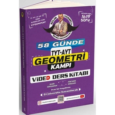 58 Günde TYT AYT Geometri Kampı Video Ders Kitabı