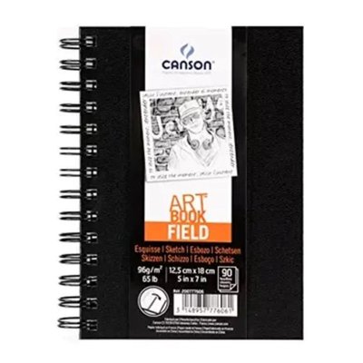 Canson Field Sketch Book - 11x14 Inch Spiral Bound Artist Sketchpad