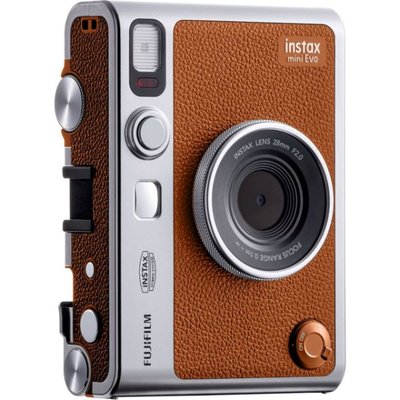 Instax Mini Evo Hibrit Fotoğraf Makinesi Kahverengi