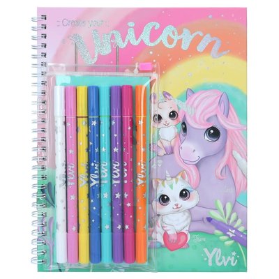 Top Model Ylvi Colouring Book With Pen Set