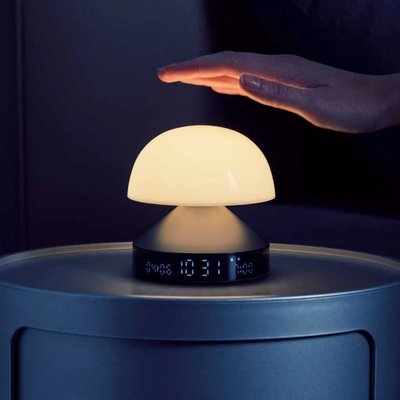 Lexon Mina Sunrise Alarm Saatli Gün Işığı Simulatörü & Aydınlatma Metalik Gri