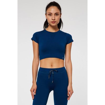 Jerf Captiva Crop Top - Lacivert, XSM