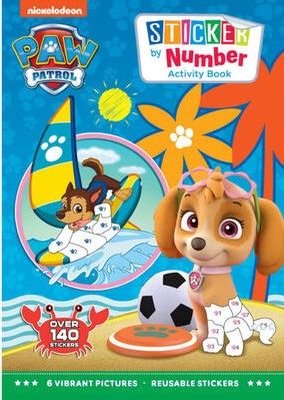 Paw Patrol Sticker by Numbers Book