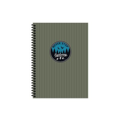 Keskin 1724 80 Yaprak  Çizgili Spr.Sert Kapak  Outdoor Defter