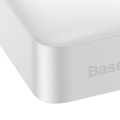Baseus Bipow Overseas Edition Dijital Ekranlı 20W 20.000 mAh Powerbank Beyaz