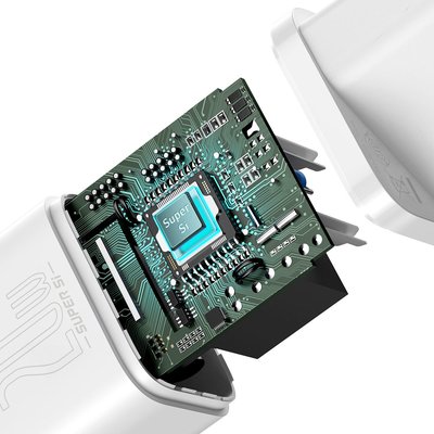 Baseus Super Si QC 20W Type-C Şarj Cihazı Beyaz