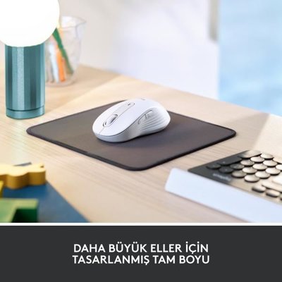 LOGITECH Signature M650 Büyük Boy Sağ El Için Sessiz Kablosuz Mouse