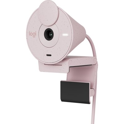 Logitech Brio 300 Full Hd Webcam - Pembe