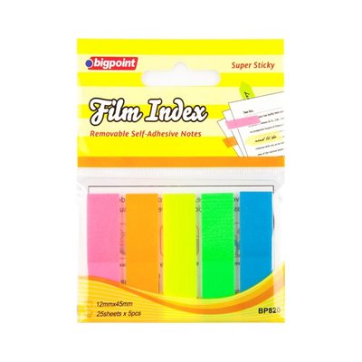 Bigpoint 820 Yapışkanlı Film Index 5 Renk