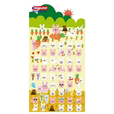 Bigpoint 851-35 Sticker Sevimli Tavşanlar