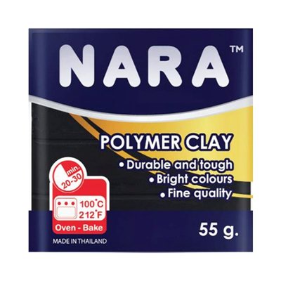 Nara BPNPM24 Polimer Kil 55 Gram PM24 Black