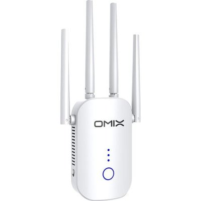 Omix Mix Wi-Fi Plus Repeater Modem Beyaz
