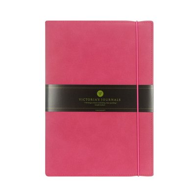 Victoria'S Journals 5517 Bufallo İkili Defter  64 Sayfa 32 Çizgili+32 Sayfa Noktalı  9X14 Cm Pembe