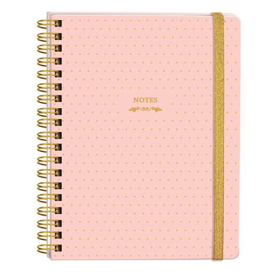 Victoria'S Journals 123-0078  Sert Kapaki Spiralli Defter 17X24 Cm 90 Gr. 96 Yaprak Kareli