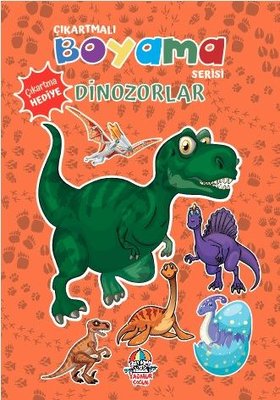 Dinozorlar - Çıkartmalı Boyama Serisi