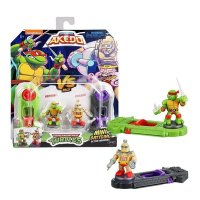 Akedo TMNT S1 Raphael ve Kraang 2li 