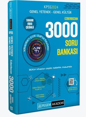 2024 KPSS Ezberbozan Genel Yetenek Genel Kültür 3000 Soru Bankası
