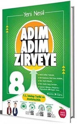 8. Sınıf Adım Adım Zirveye T.C. İnkılap Tarihi ve Atatürkçülük Soru Bankası