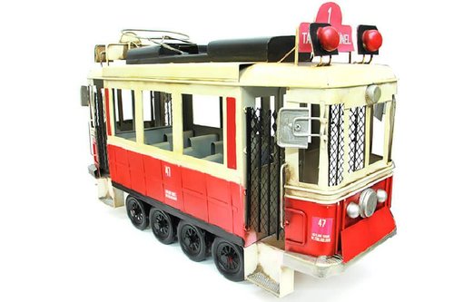 Dekoratif Metal Taksim Tramvay Büyük 1104W-5big