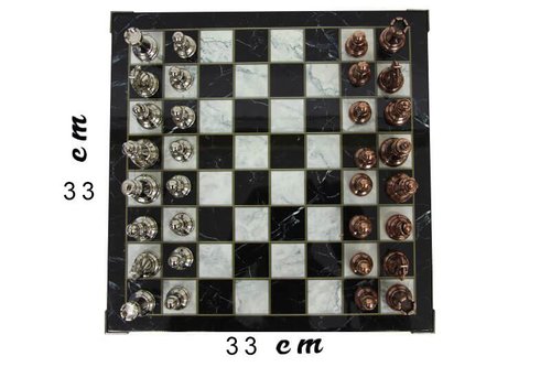 Satranç Klasik Mermer Tabla Büyük T0200