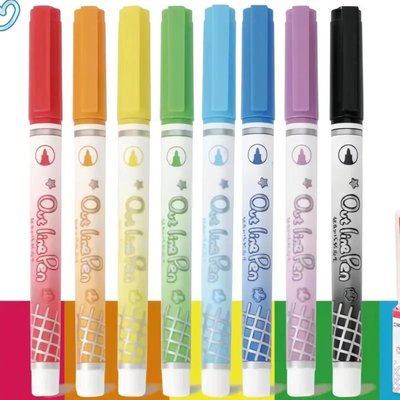 Chosch Fosforlu 8'lı Set Out Line Pen Colour