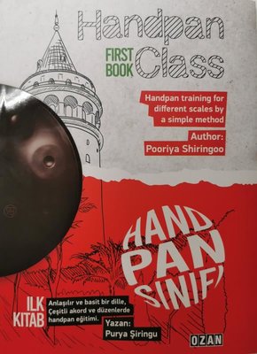 Handpan Class First Book - Handpan Sınıfı İlk Kitab - Türkçe - İngilizce - Farsça