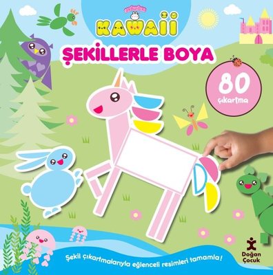 Sevimliler Kawaii - Şekillerle Boya - 80 Çıkartma