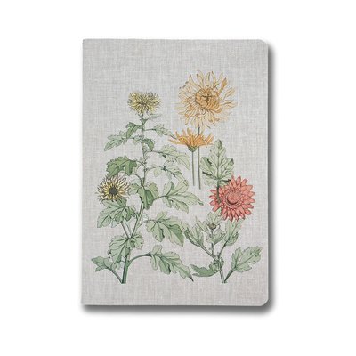 Muus Sewing Plante chrysanthemum 16x23 Terzi Dikiş 64 Syf Çizgili Butik Defter