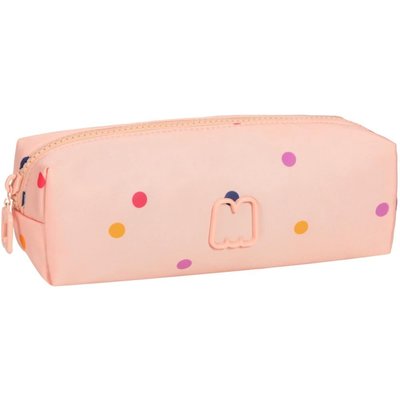 PENCIL CASE HEY GIRL CORAL