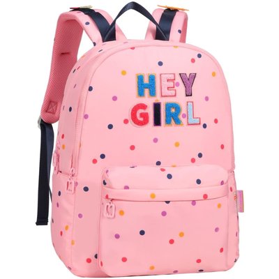 BACKPACK HEY GIRL PINK