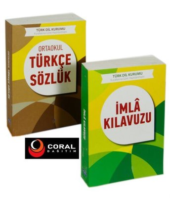 T.D.K. Uyumlu Ortaokul Türkçe Sözlük ve İmla Klavuzu Seti - 2 Kitap Takım
