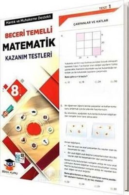 8. Sınıf Beceri Temelli Matematik Kazanım Testleri