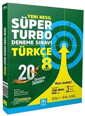 8. Sınıf Türkçe Yeni Nesil Süper Turbo Deneme Sınavı