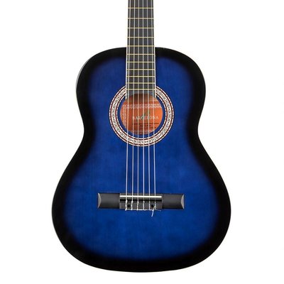 Barcelona LC 3600 BB / 3/4 Junior Blue Black Sunburst Klasik Gitar