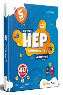 5. Sınıf Haftalık HEP Matematik 40 Deneme