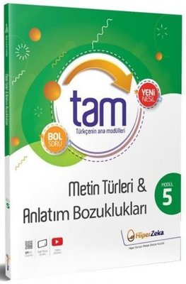8. Sınıf Türkçe TAM Teknik Analiz Modülleri 5 Metin Türleri & Anlatım Bozuklukları