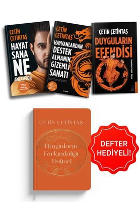 Çetin Çetintaş Defter Hediyeli Kitap Seti - 3 Kitap Takım