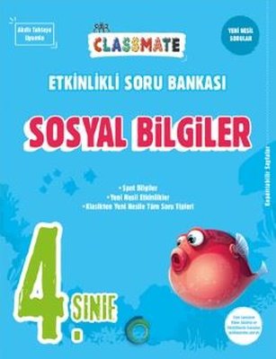 4. Sınıf Classmate Sosyal Bilgiler Etkinlikli Soru Bankası