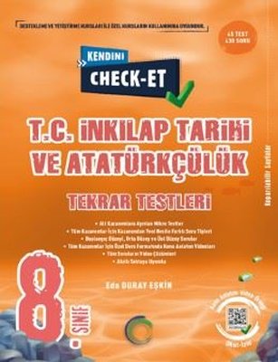 8. Sınıf Kendini Check - Et T. C. İnkılap Tarihi Ve Atatürkçülük Soru Bankası