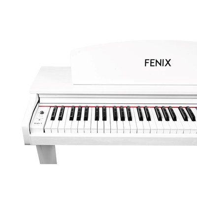 Fenix KIDS-1 Çocuk Piyanosu Tabure + Kulaklık Hediye (Beyaz)