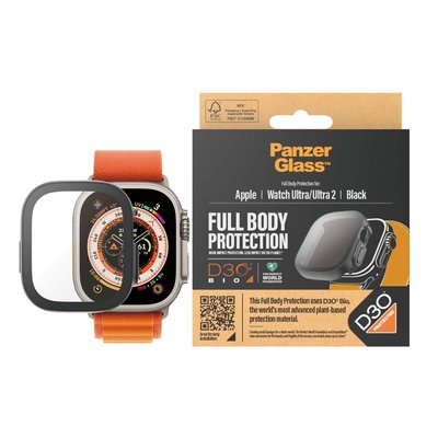 PanzerGlass FullBody Apple Watch Ultra Siyah D3O Ekran Koruyucu