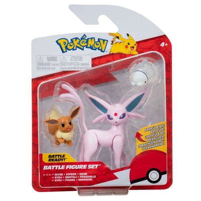 Pokemon Battle 3'lü Figür Seti Seri 13 - Eevee + Espeon + Snom