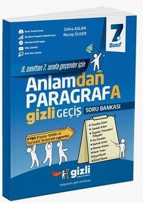 7. Sınıf Anlamdan Paragrafa Gizli Geçiş Soru Bankası