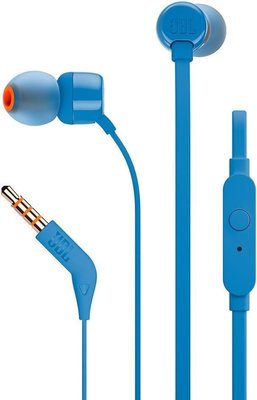 JBL T160 Mavi Kablolu Mikrofonlu Kulak İçi Kulaklık