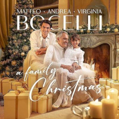 Andrea Bocelli Bocelli Family At Christma Plak