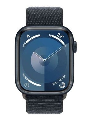 Apple Watch Series 9 GPS 45mm Gece Yarısı Alüminyum Kasa ve Gece Yarısı Spor Loop
