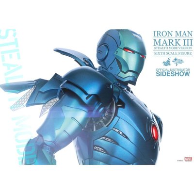 Hot Toys Iron Man Mark III Stealth Diecast Sixth Scale Exclusive Figure